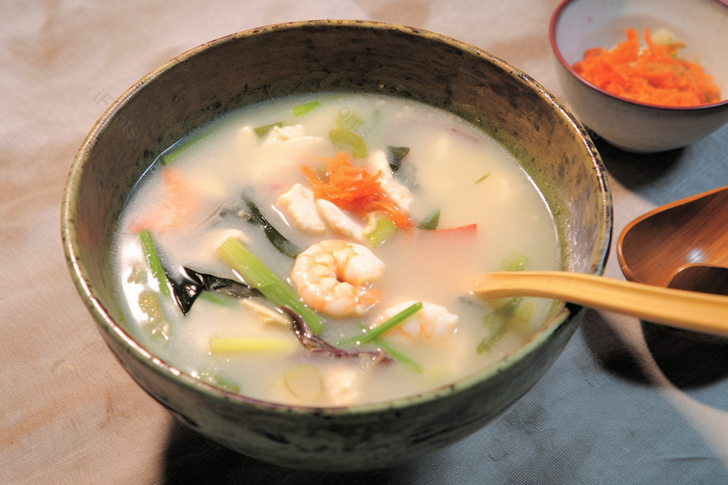 鲜香美味的鱼片鱼肉蔬菜海鲜鲜虾汤,高清,摄影图,摄影图片,图片大全,摄影图免费下载